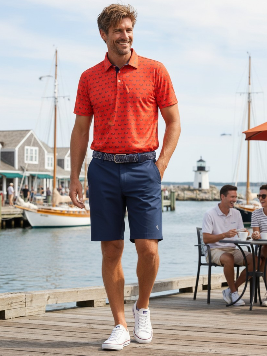 White Water Life Independence Polos — construction detail