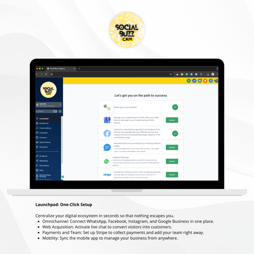 Social Buzz CRM | All-in-One Business Automation & Lead Management Subscription