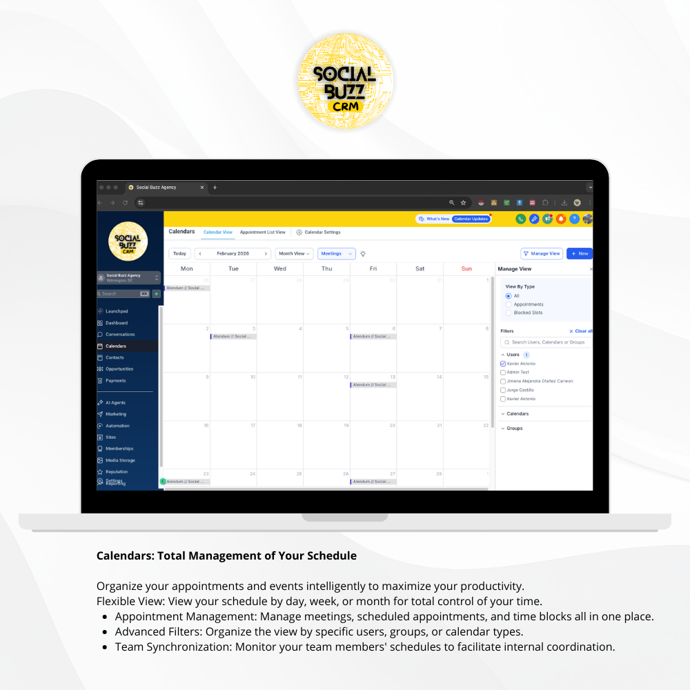 Social Buzz CRM | All-in-One Business Automation & Lead Management Subscription