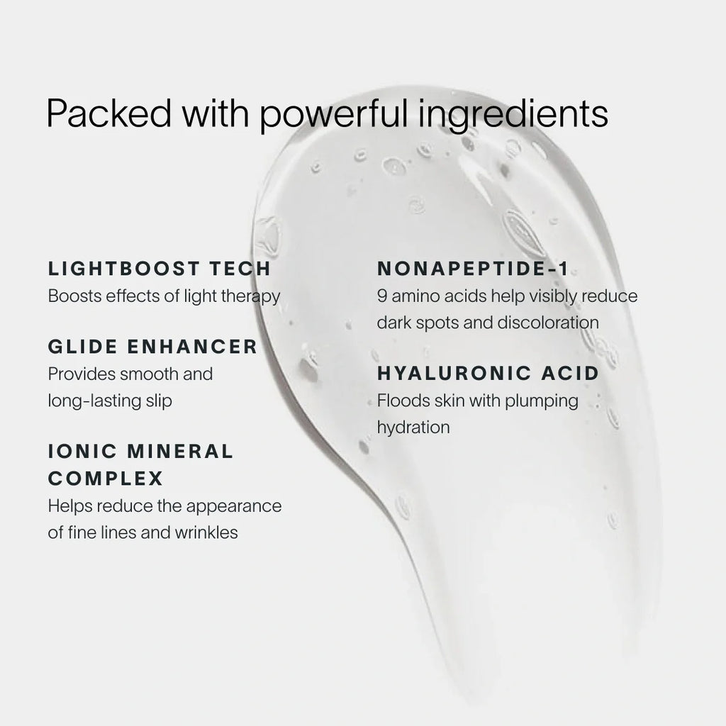 Solawave Light Therapy Boosting Wand Activating Serum — lifestyle context
