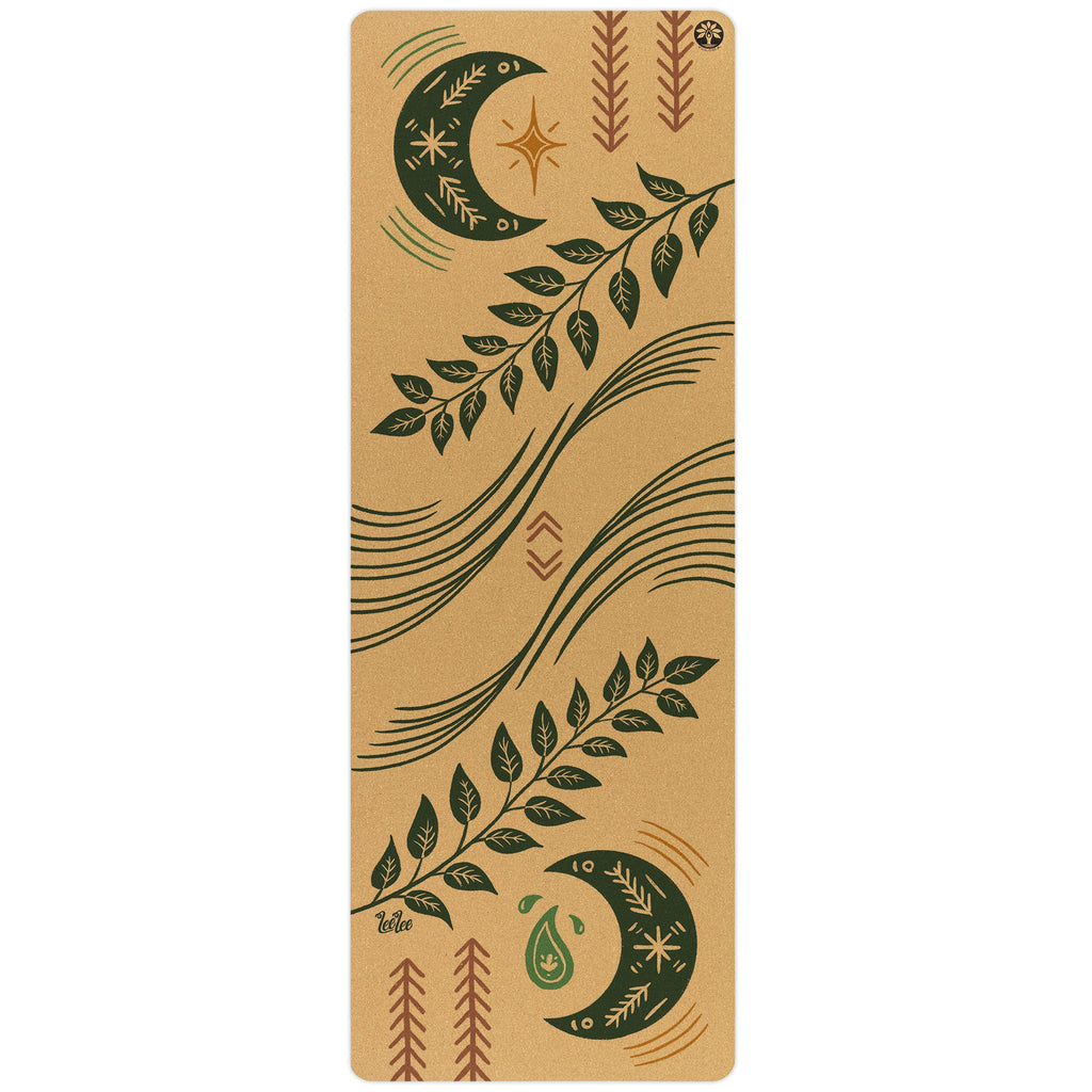 Inhale Exhale Aura Cork Yoga Mat – Yoloha Yoga