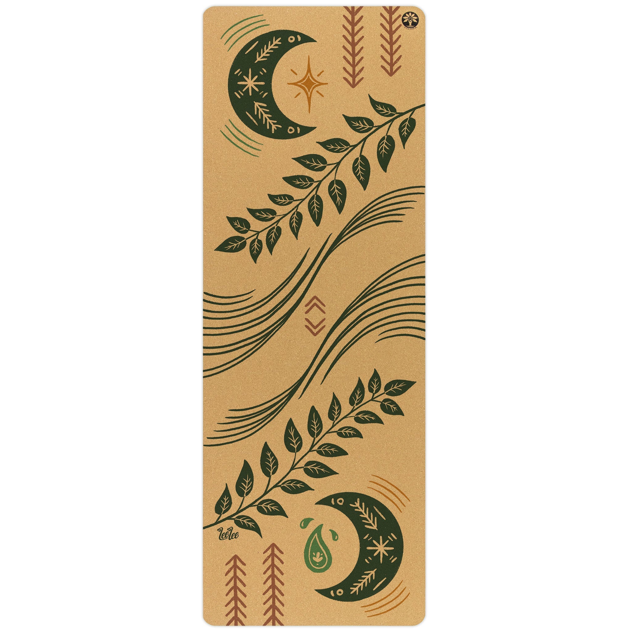 Inhale Exhale Aura Cork Yoga Mat – Yoloha Yoga