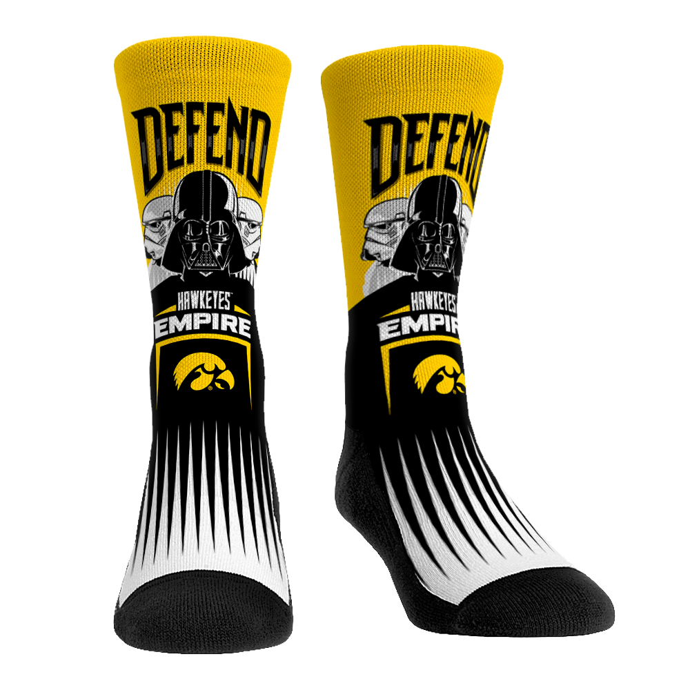 Rock 'Em Socks Rock 'Em Socks Iowa Hawkeyes - Star Wars  - Defend The Empire — main product shot