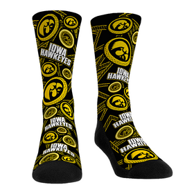 Rock 'Em Socks Iowa Hawkeyes - Microdot All-Over
