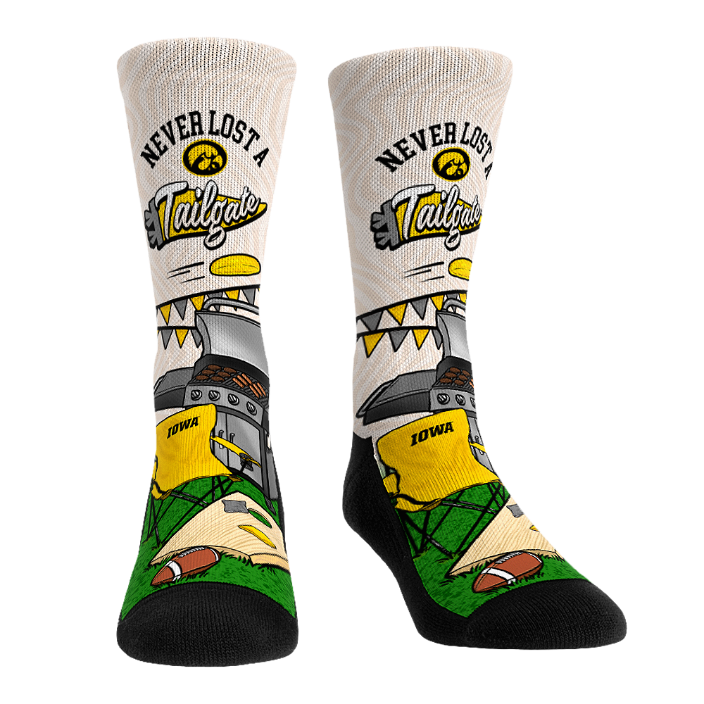 Rock 'Em Socks Rock 'Em Socks Iowa Hawkeyes - Never Lost a Tailgate — main product shot