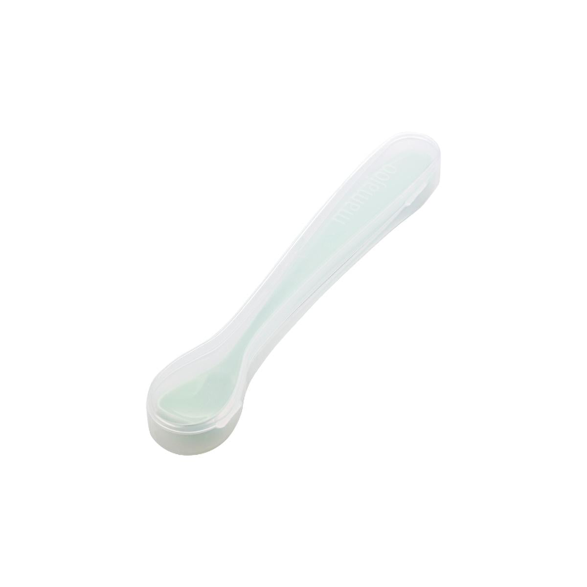 Mamajoo Ergonomic Baby Feeding Spoons with Storage Case - BPA-Free, Dishwasher Safe, and Sterilizable