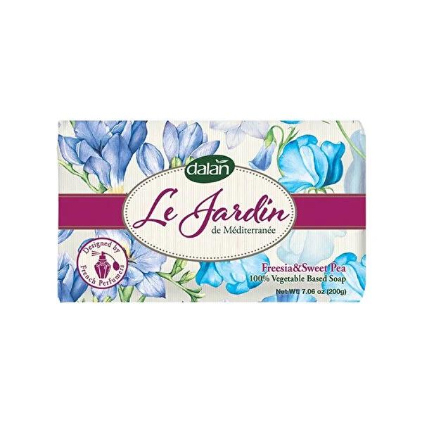 Dalan Le Jardin Freesia & Sweet Pea Solid Soap - Natural Botanical Skincare with Floral Fragrance