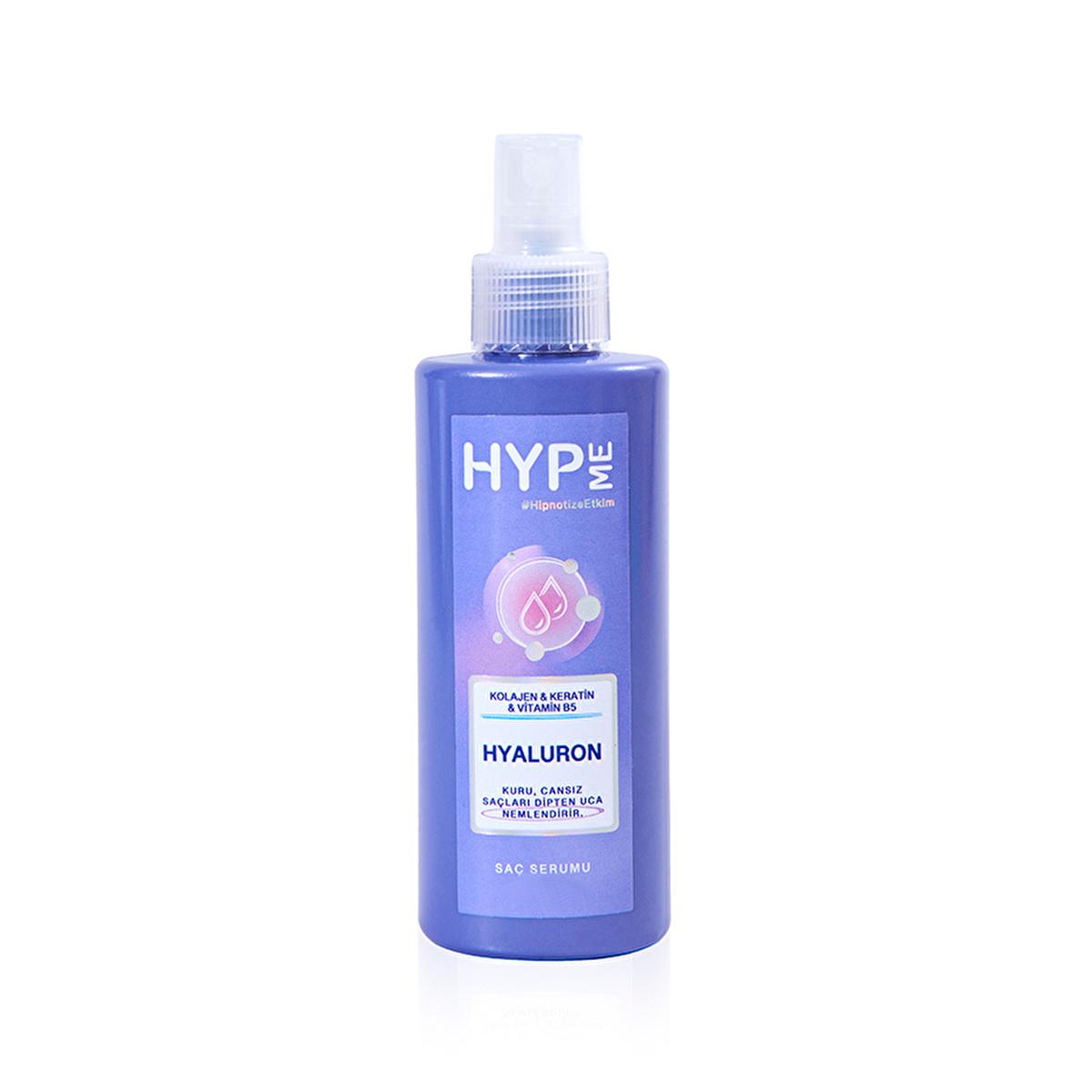 Hyp Me Hyaluronic Acid Hair Serum:  Deeply Moisturizing, Shine Enhancing & Volumizing - Keratin & B5 Treatment, 5.07 fl oz