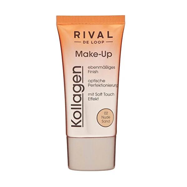 Rival de Loop Collagen Foundation No.02 30 ml - Natural Finish Collagen Enriched Foundation Makeup