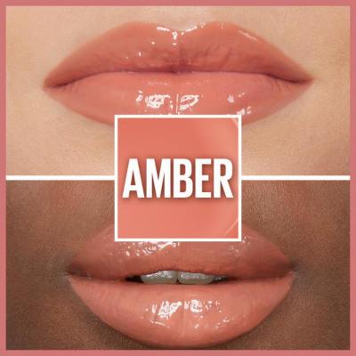 Maybelline Lifter Gloss: Hydrating Hyaluronic Acid Lip Gloss - Non-Sticky, Plumping Effect, Beautiful Amber Shade