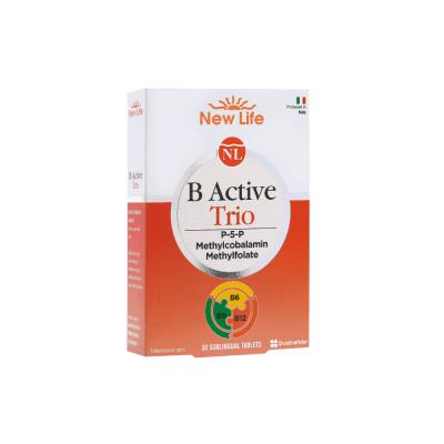 New Life B Active Trio Dietary Supplement for Nutritional Support and Energy - 30 Capsules