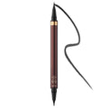 Eye Defining Pen: Dual-Ended Liquid Eyeliner - Create Bold & Precise Lines with Blackest Black, Paraben & Sulfate-Free Formula