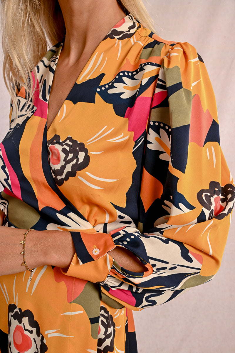 KADOU BOUTIQUE Molly Bracken Midi Dress — side view