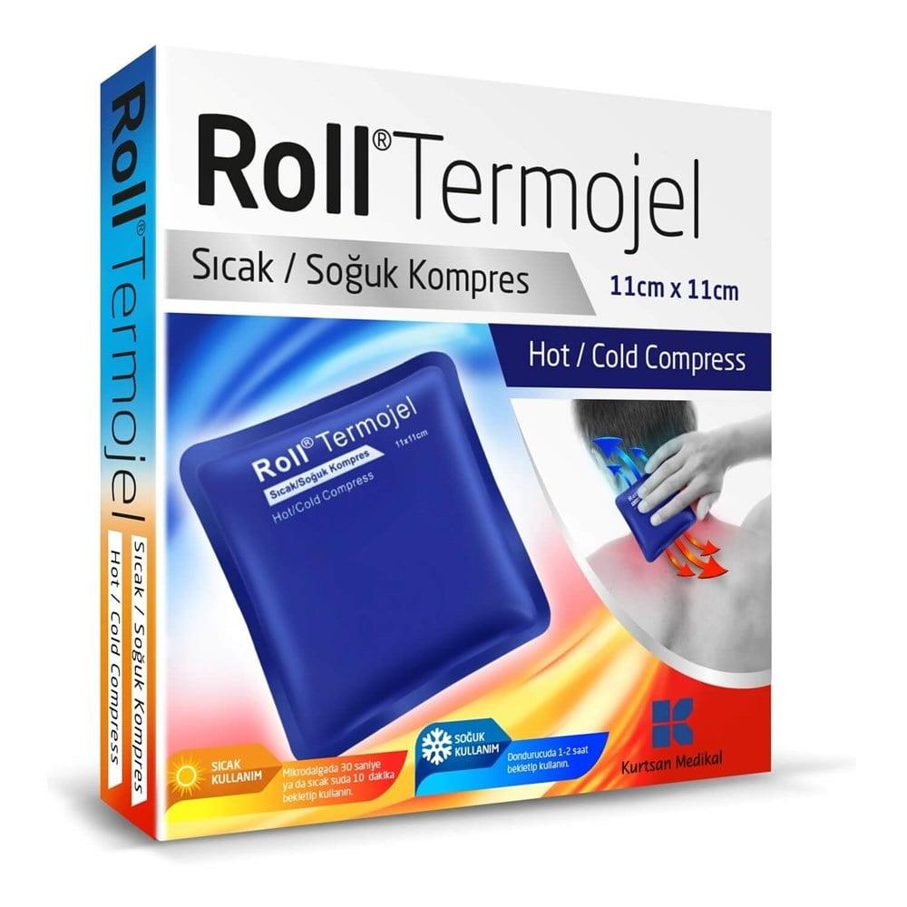 Roll Termojel Hot/Cold Compress Gel Pack - 4.33 x 4.33 inches - Relief for Muscle Pain & Injury Recovery