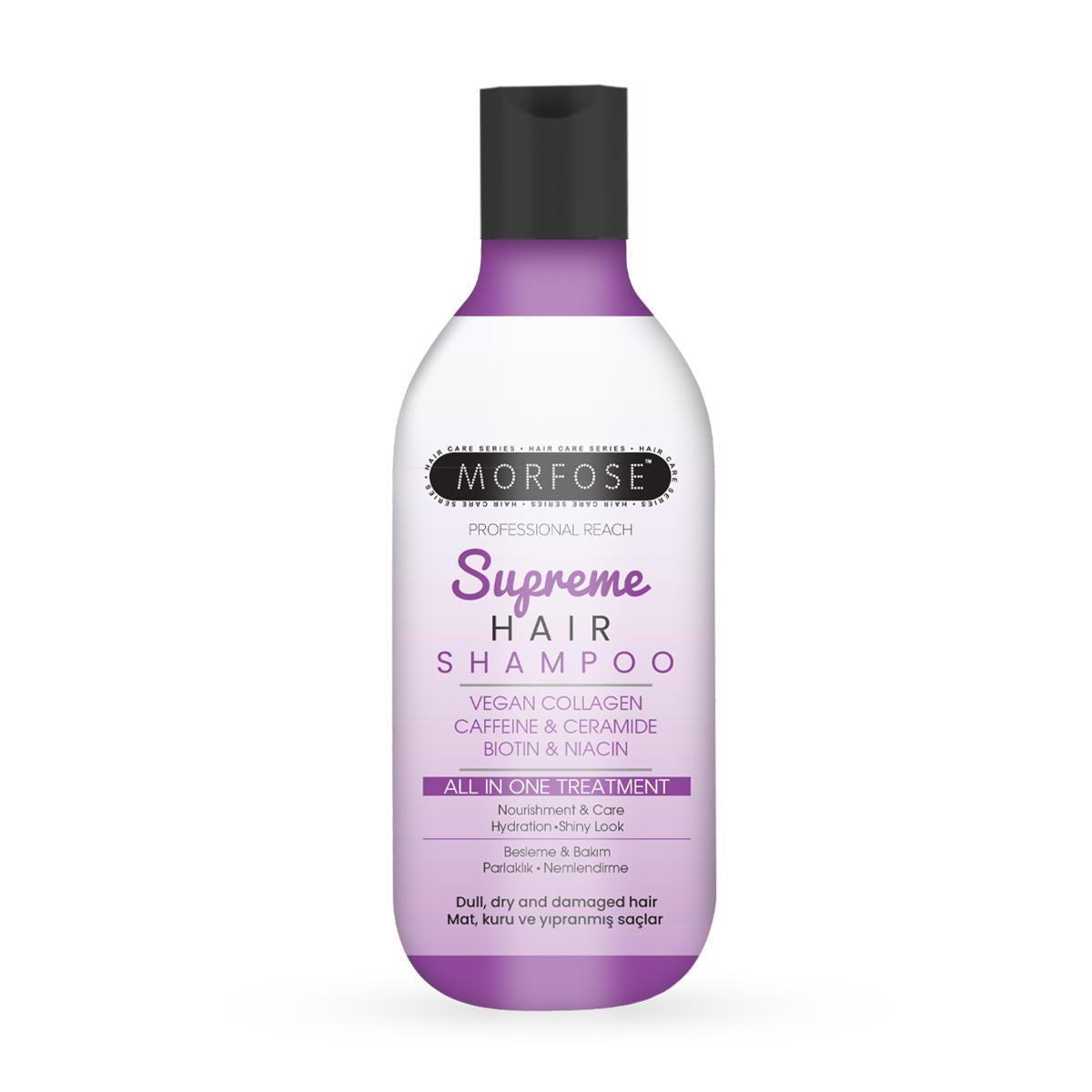 Morfose Nourishing Shampoo with Vegan Collagen - 16.91 fl oz, Moisturizing & Repair for Dry & Damaged Hair