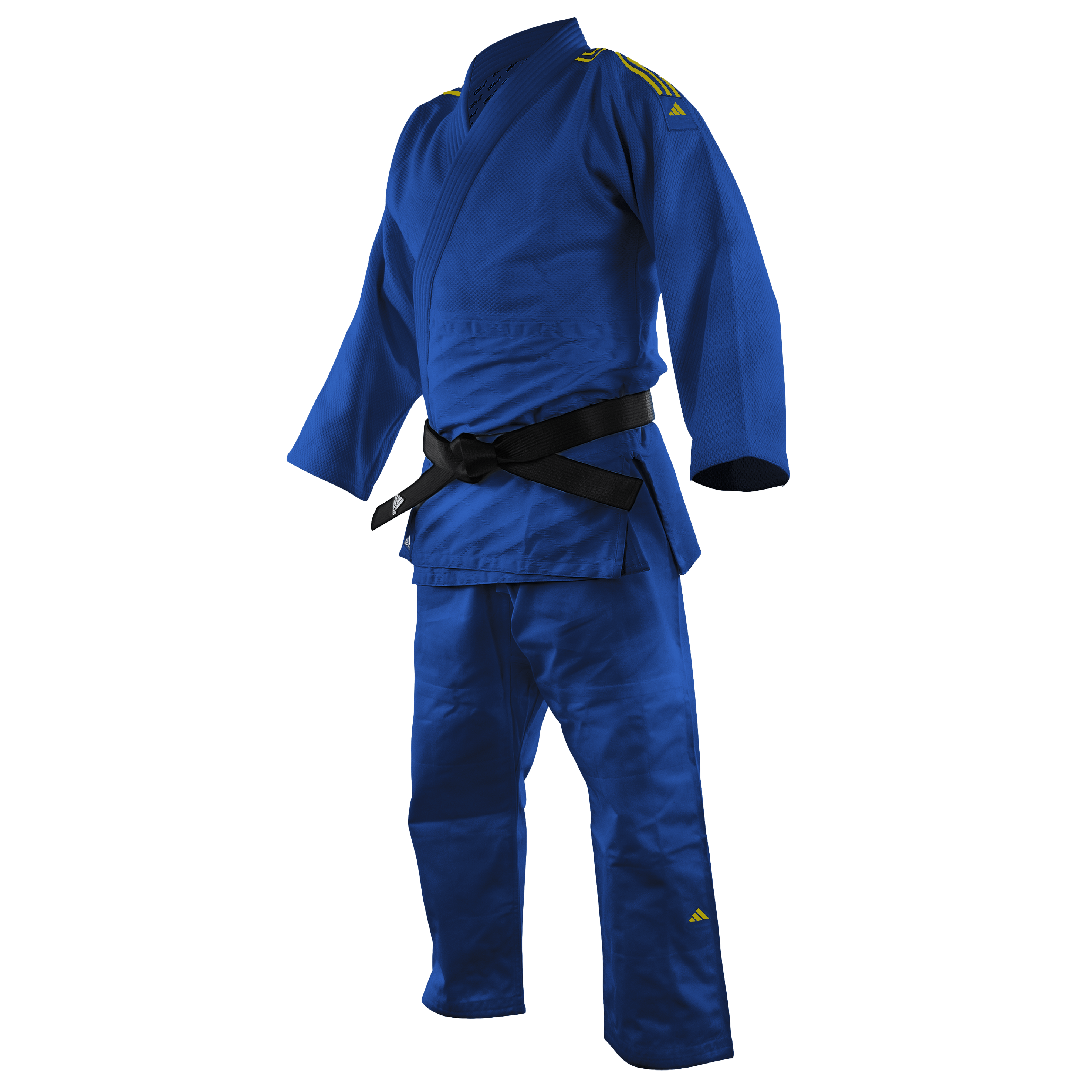 Judo Gear USA J690 Quest Gold Stripes — detail close-up