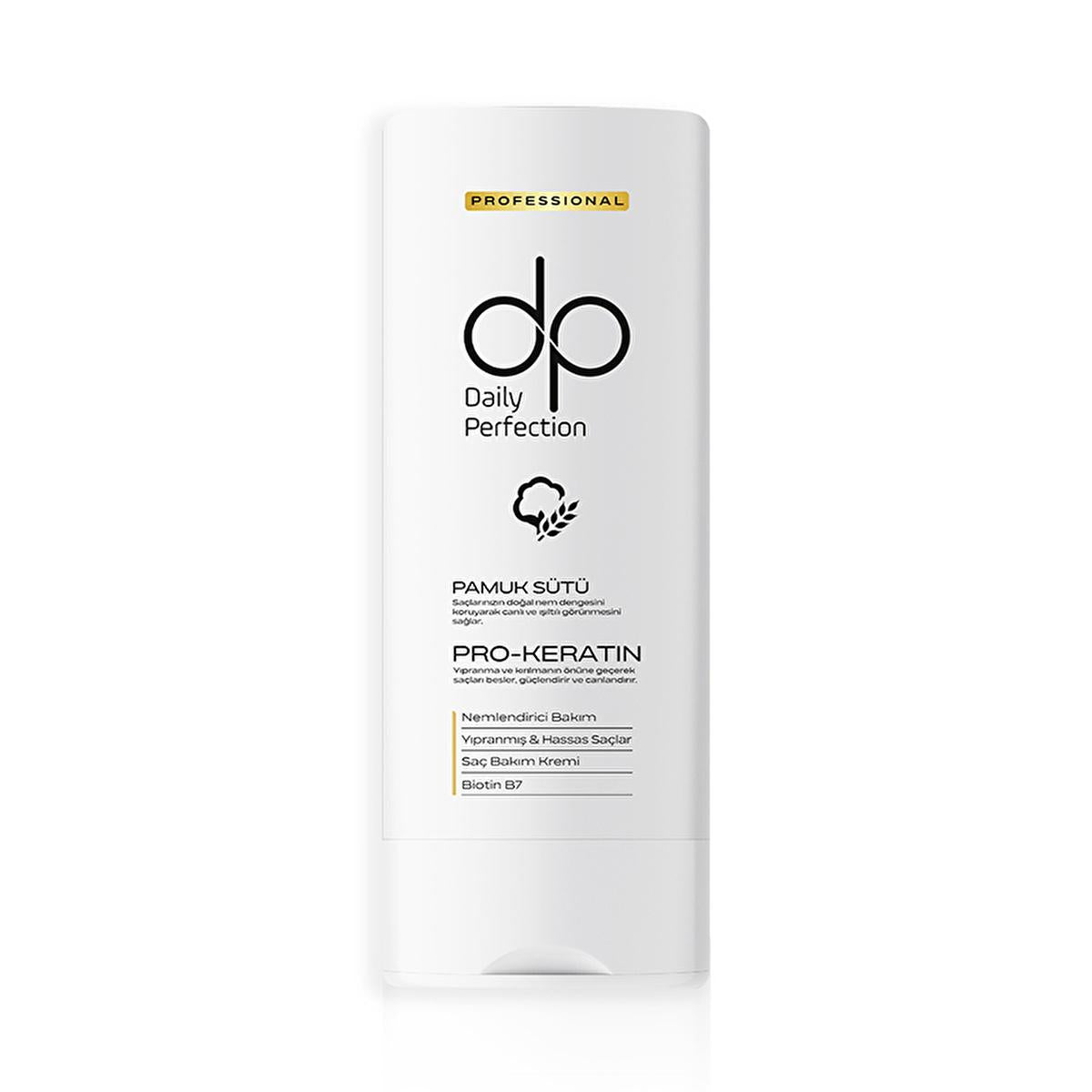 Dp Daily Perfection Hair Care Cream with Cotton Milk & Wheat Protein - 11.83 fl oz Nourishing Moisturizing Treatment