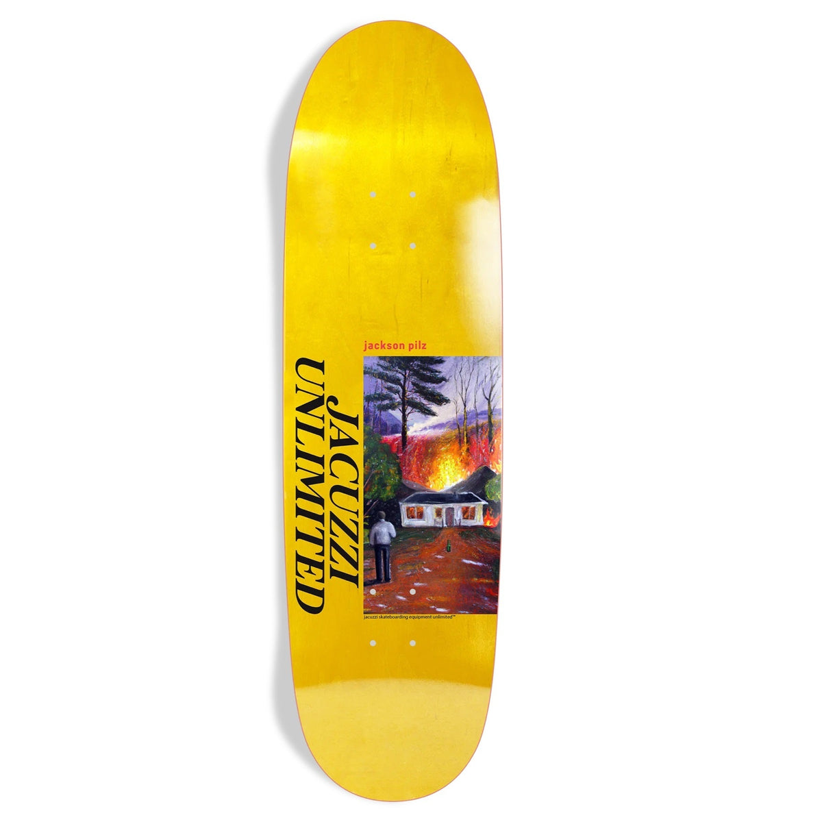 Jacuzzi Jackson Pilz Lawn Fire EX7 Deck - 9.125″ Yellow by Skates USA