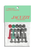 Jacuzzi Dark Wave Hardware Set 1" Phillips - Black/Multi