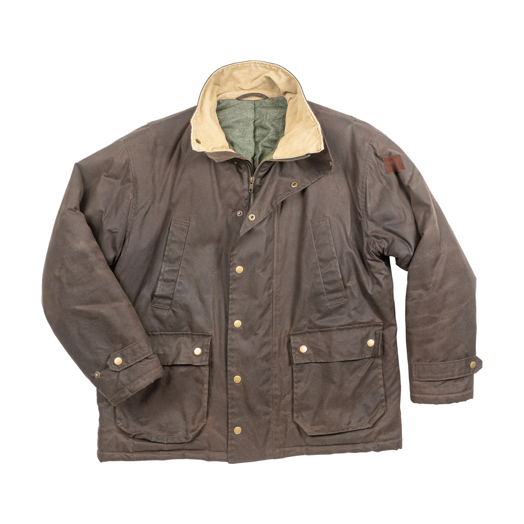 Adirondack Field Copperas  Waxed  Jacket (Chocolate) — alternate view