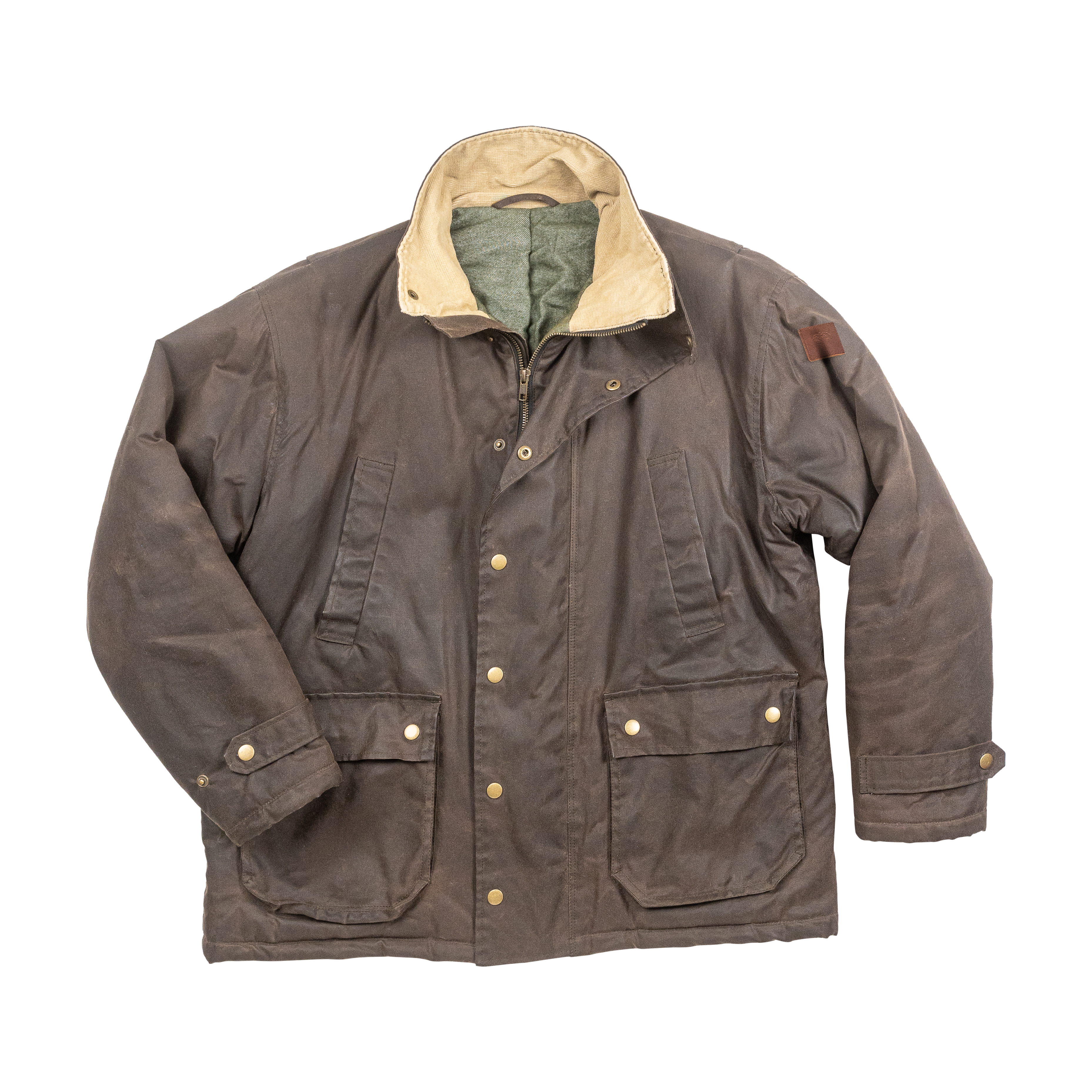 Adirondack Field Copperas  Waxed  Jacket (Chocolate) — alternate view