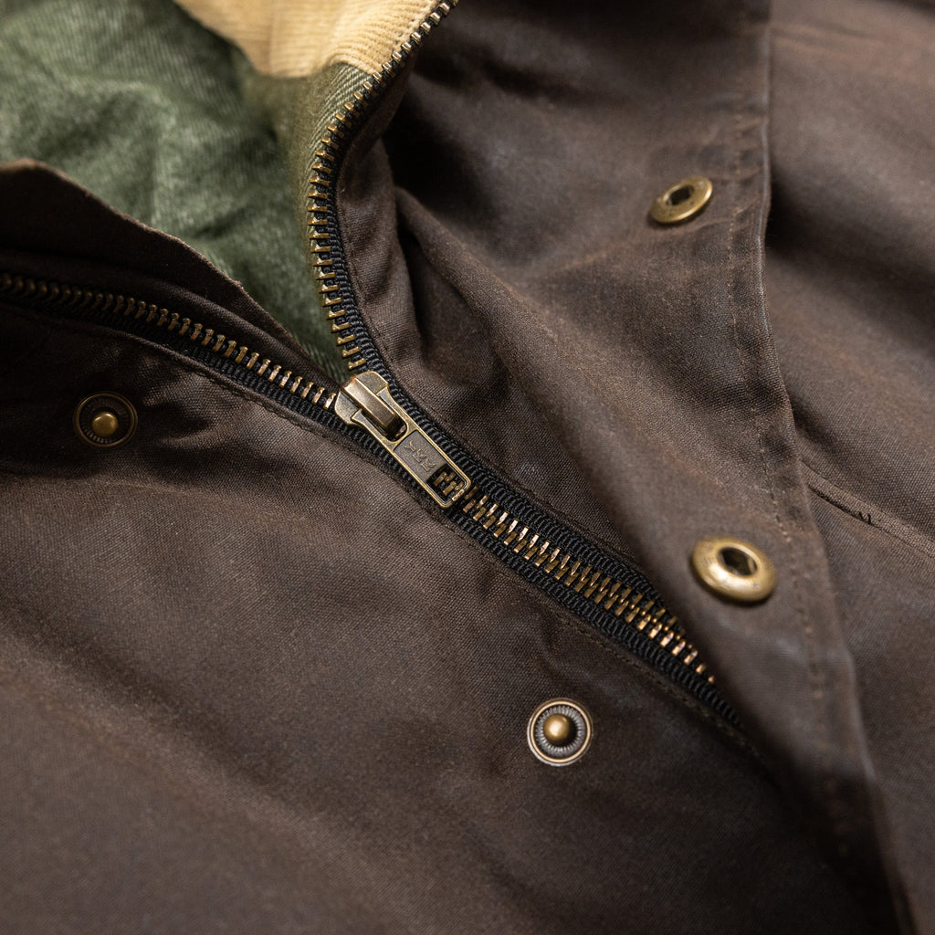 Adirondack Field Copperas  Waxed  Jacket (Chocolate) — packaging or label