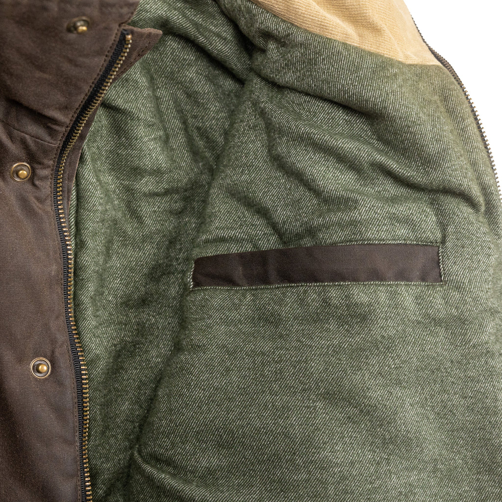 Adirondack Field Copperas  Waxed  Jacket (Chocolate) — color variant
