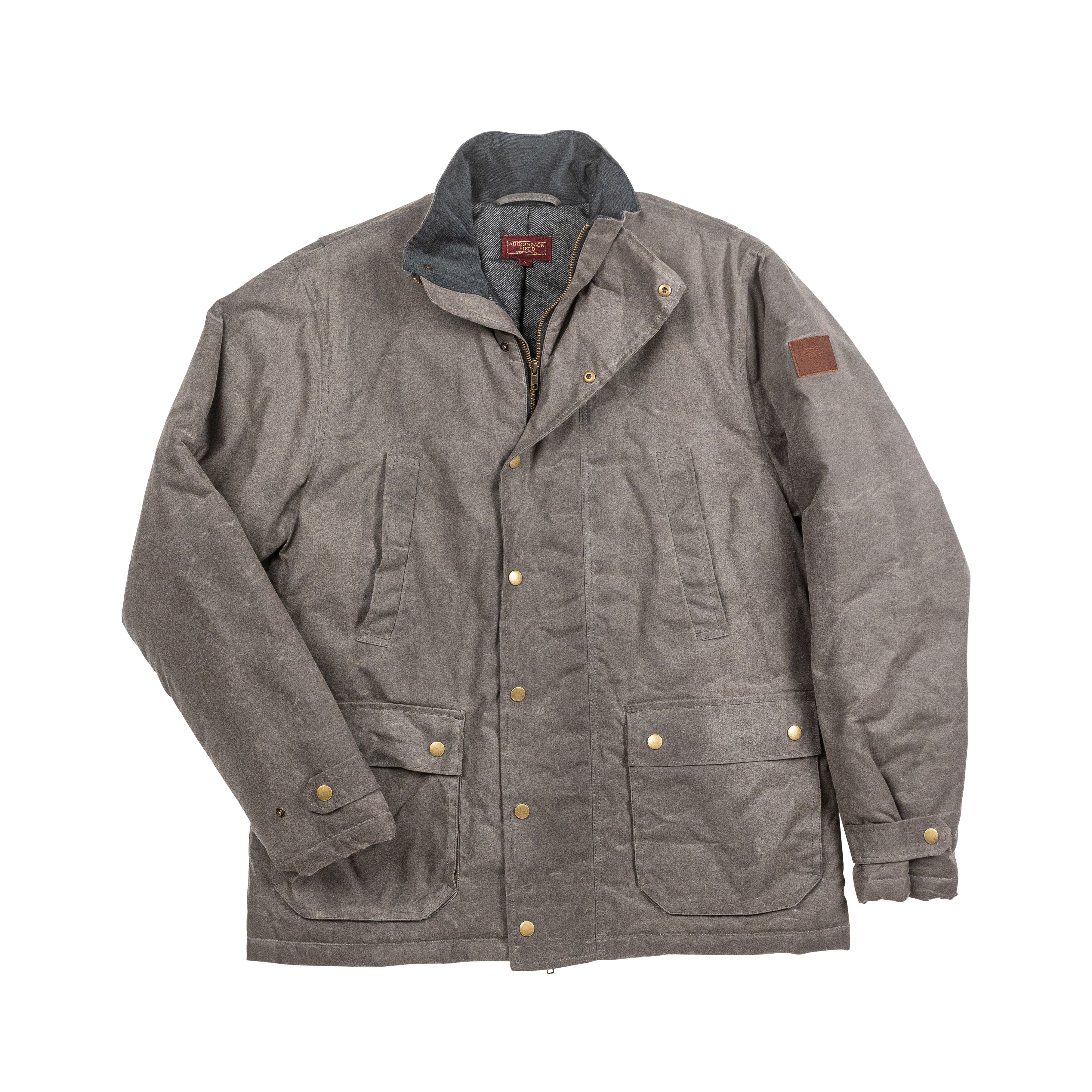 Adirondack Field Copperas Wax Jacket (Slate) — packaging or label