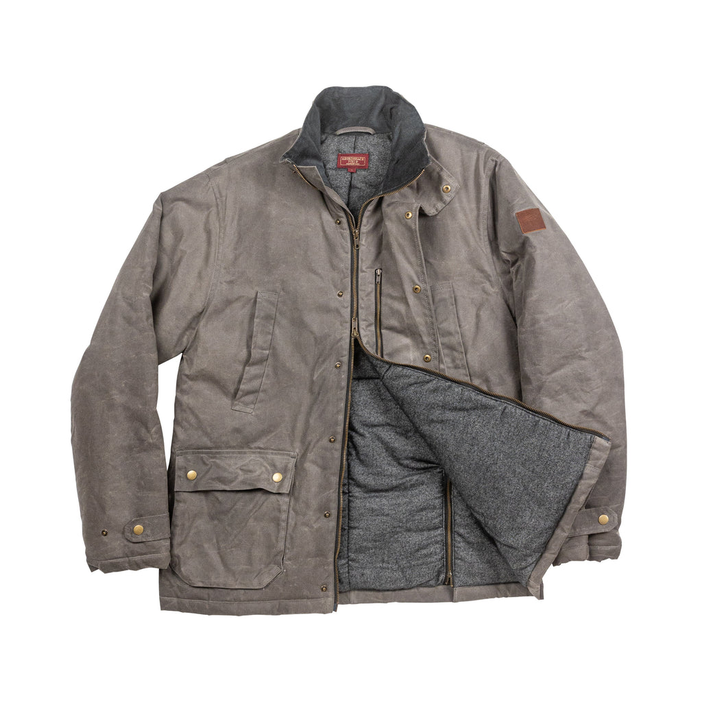 Adirondack Field Copperas Wax Jacket (Slate) — alternate view