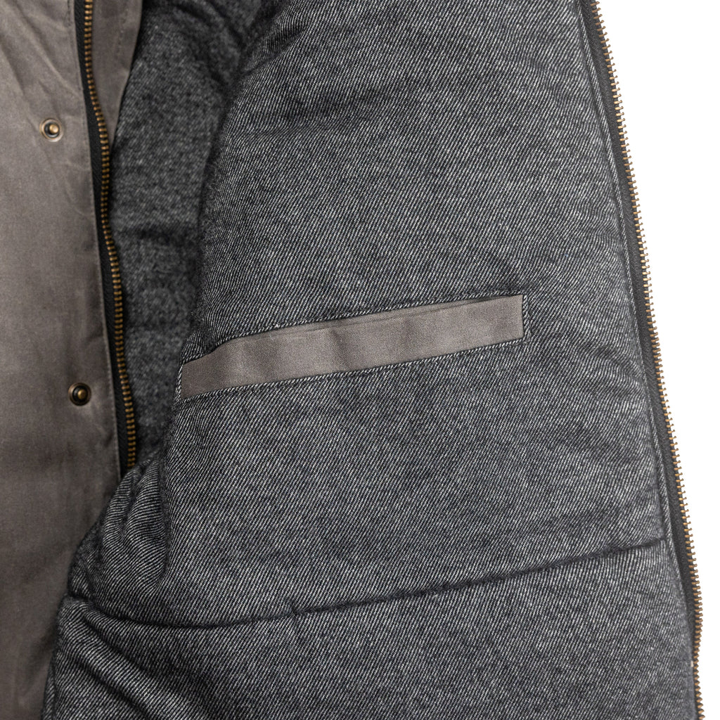 Adirondack Field Copperas Wax Jacket (Slate) — color variant