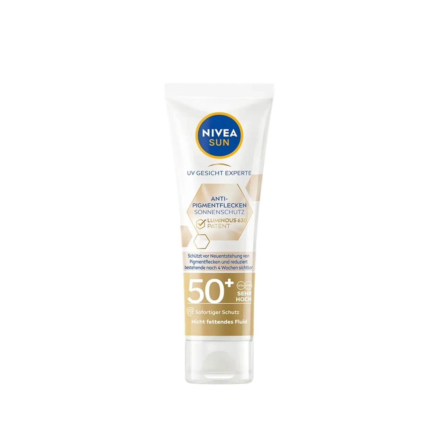 Nivea Nivea Sun Luminous630 Anti-Dark Spot SPF50+ Face Cream - 40ml - High Protection & Anti-Aging Benefits