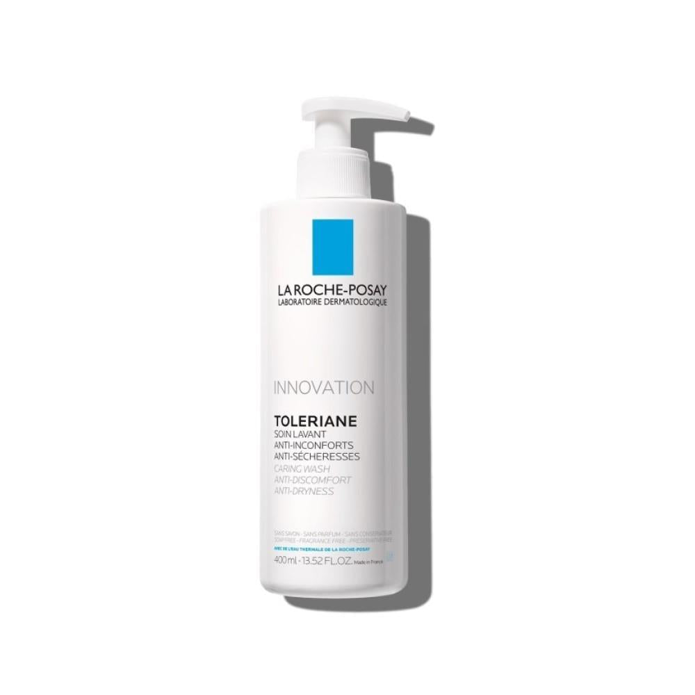 La Roche Posay Toleriane Caring Wash Cleansing Gel for Sensitive Skin - 400ml, Niacinamide & Ceramide Enriched