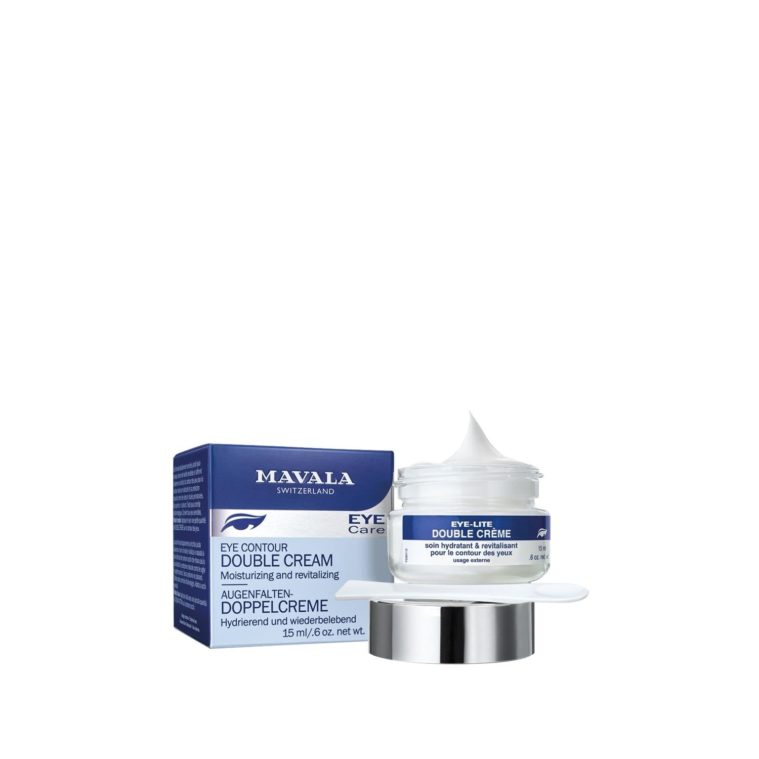 Mavala Eye Lite Eye Cream - Nourishing & Hydrating for Delicate Skin Around Eyes, 0.51 fl oz