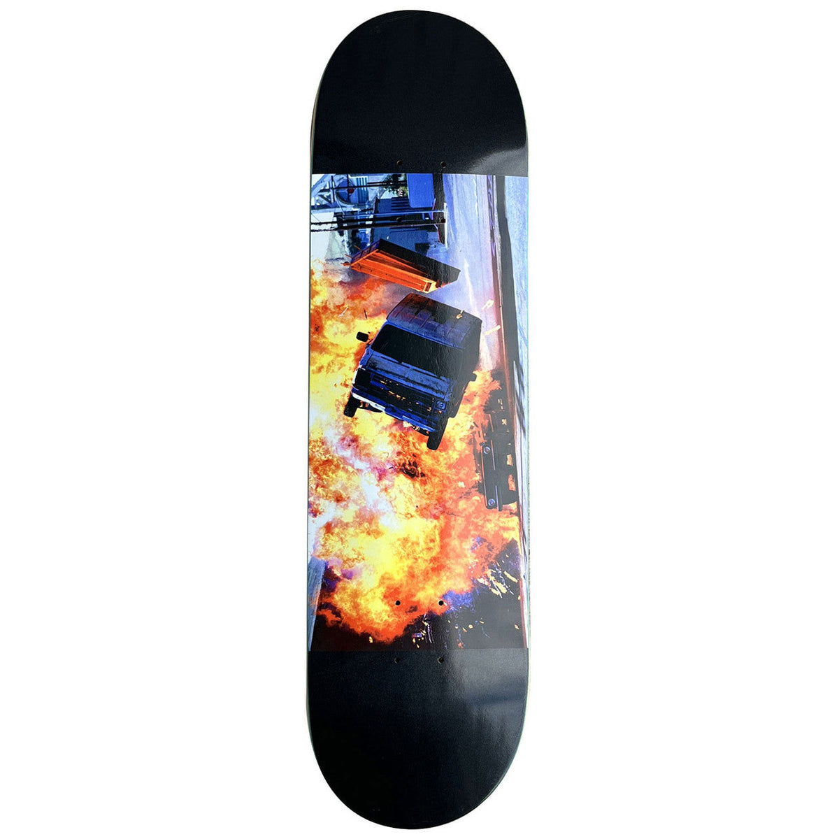 JK Industries Destruction Van Skateboard Deck - 8.5″ Metallic Black by Skates USA
