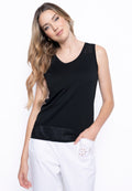 KADOU BOUTIQUE Pull-On Straight Leg White Pants — main product shot