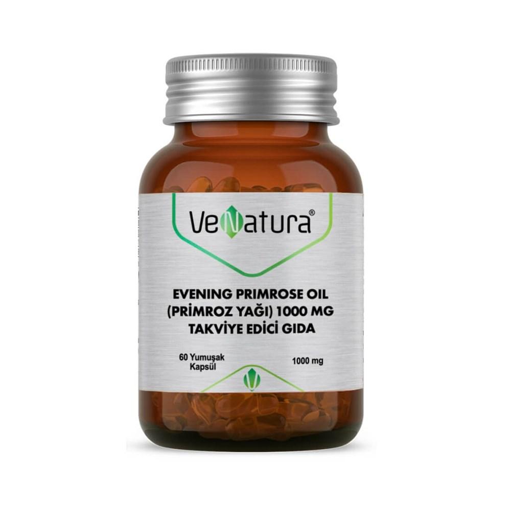 Venatura Evening Primrose Oil - 1000mg | 60 Softgels