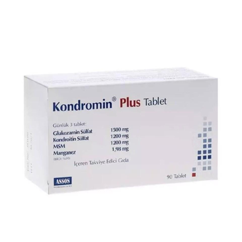Kondromin Plus Joint Health Supplement - Glucosamine Chondroitin MSM for Joint Pain Relief - 90 Tablets
