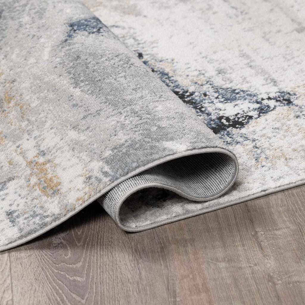Kirkland Dark Blue Marble Rug – Boutique Rugs, view 21