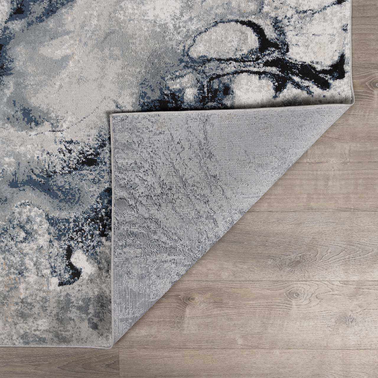 Kirkland Dark Blue Marble Rug – Boutique Rugs, view 23
