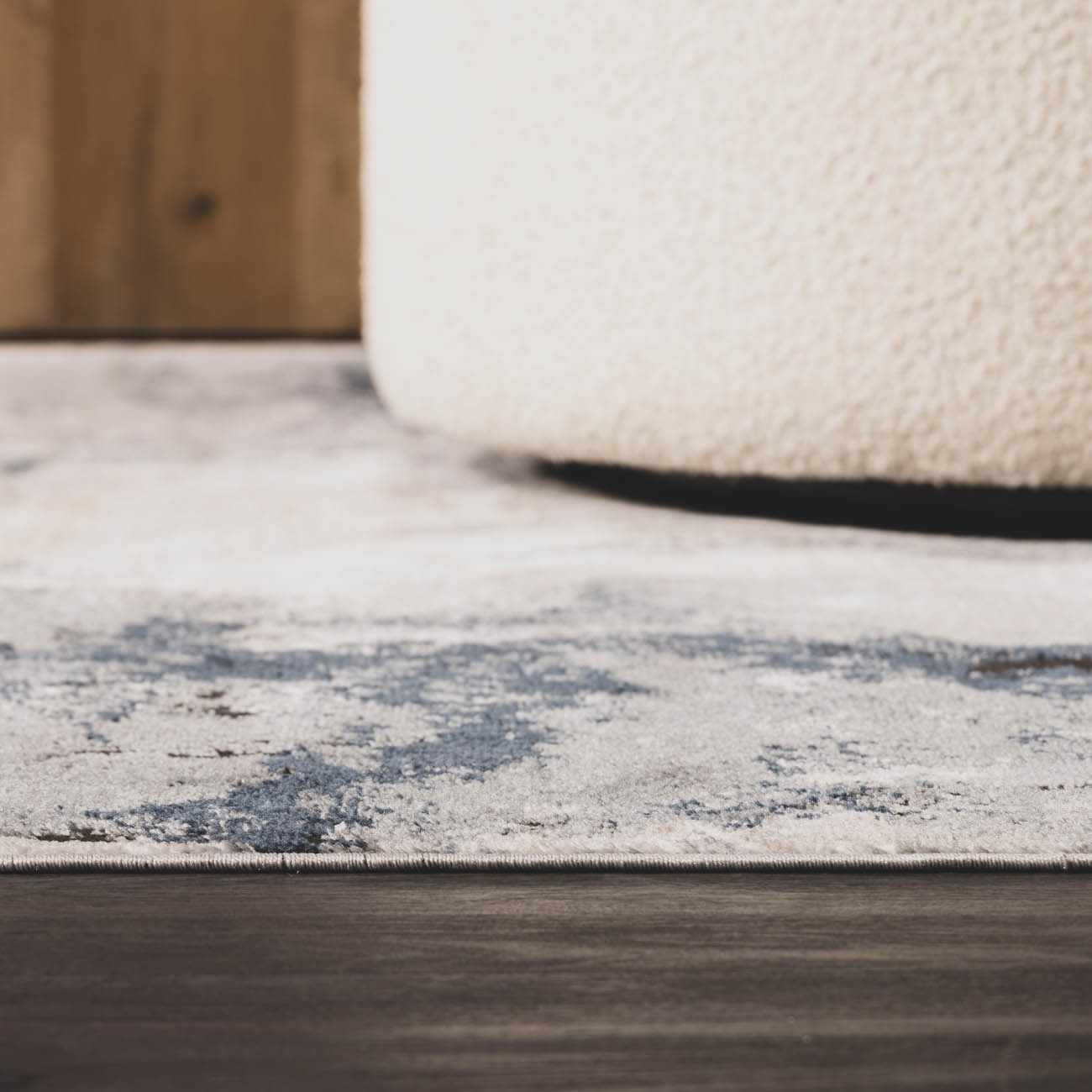 Kirkland Dark Blue Marble Rug – Boutique Rugs, view 11