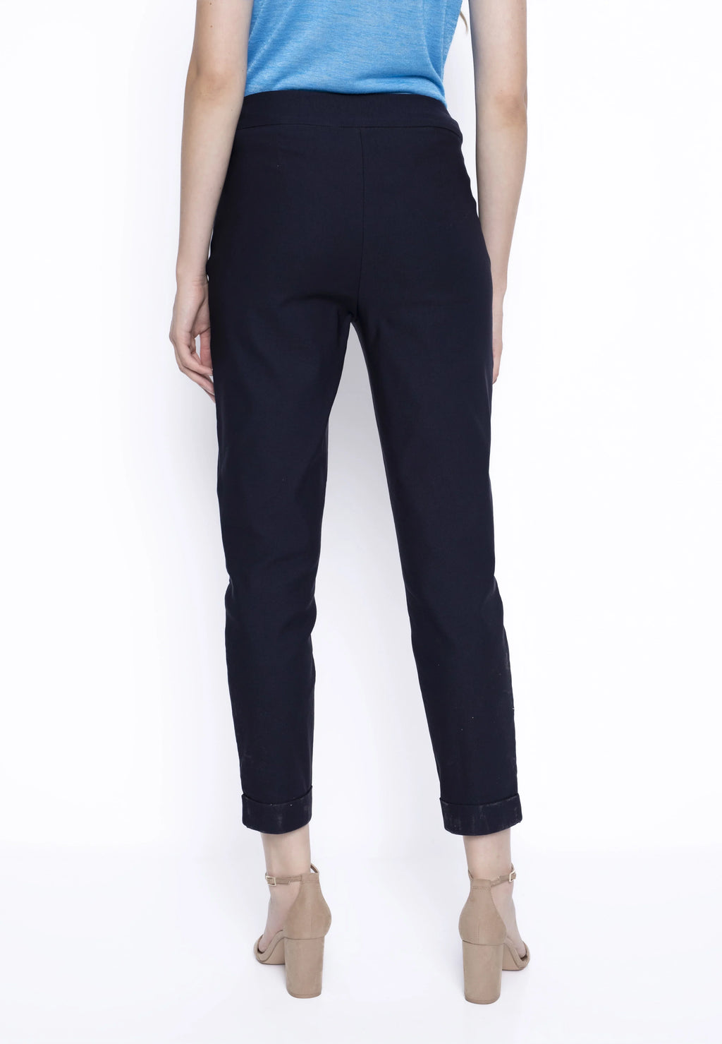 KADOU BOUTIQUE Ankle Cuff Pants by Picadilly Canada — side view