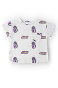 Mila & Rose ® JMU White Duke Dog Ruffle Pocket Tee — main product shot