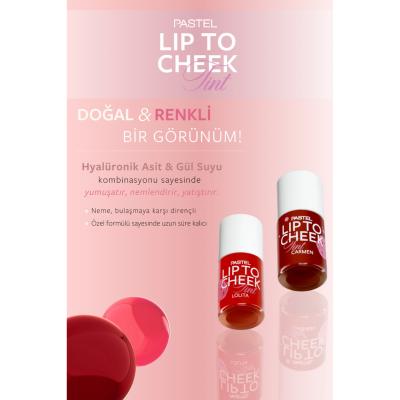 Pastel Vegan Lip and Cheek Tint - Natural Flush, Cruelty-Free Makeup
