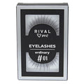 Rival Loves Me False Eyelashes with Adhesive - Natural Look, Lightweight, Reusable Individual Eyelashes