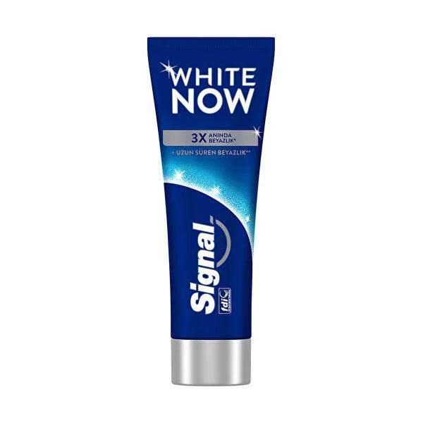 Signal White Now Whitening Toothpaste - Instant 3x Whitening Effect, 75ml - Natural Oral Care