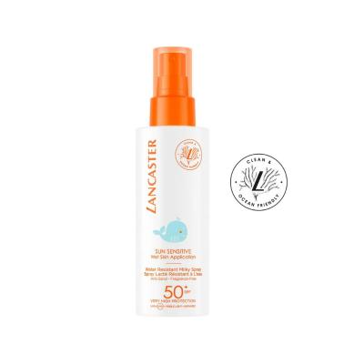 Lancaster Sun Sensitive Milky Spray For Kids SPF50 - Water-Resistant, Fragrance-Free Sunscreen Spray for Children