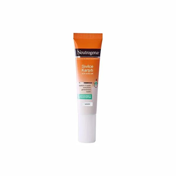 Neutrogena Visibly Clear Acne Spot Treatment Gel - Fast Acting Blemish & Skin Clearing Gel - Targets Acne, Reduces Redness - 0.51 fl oz