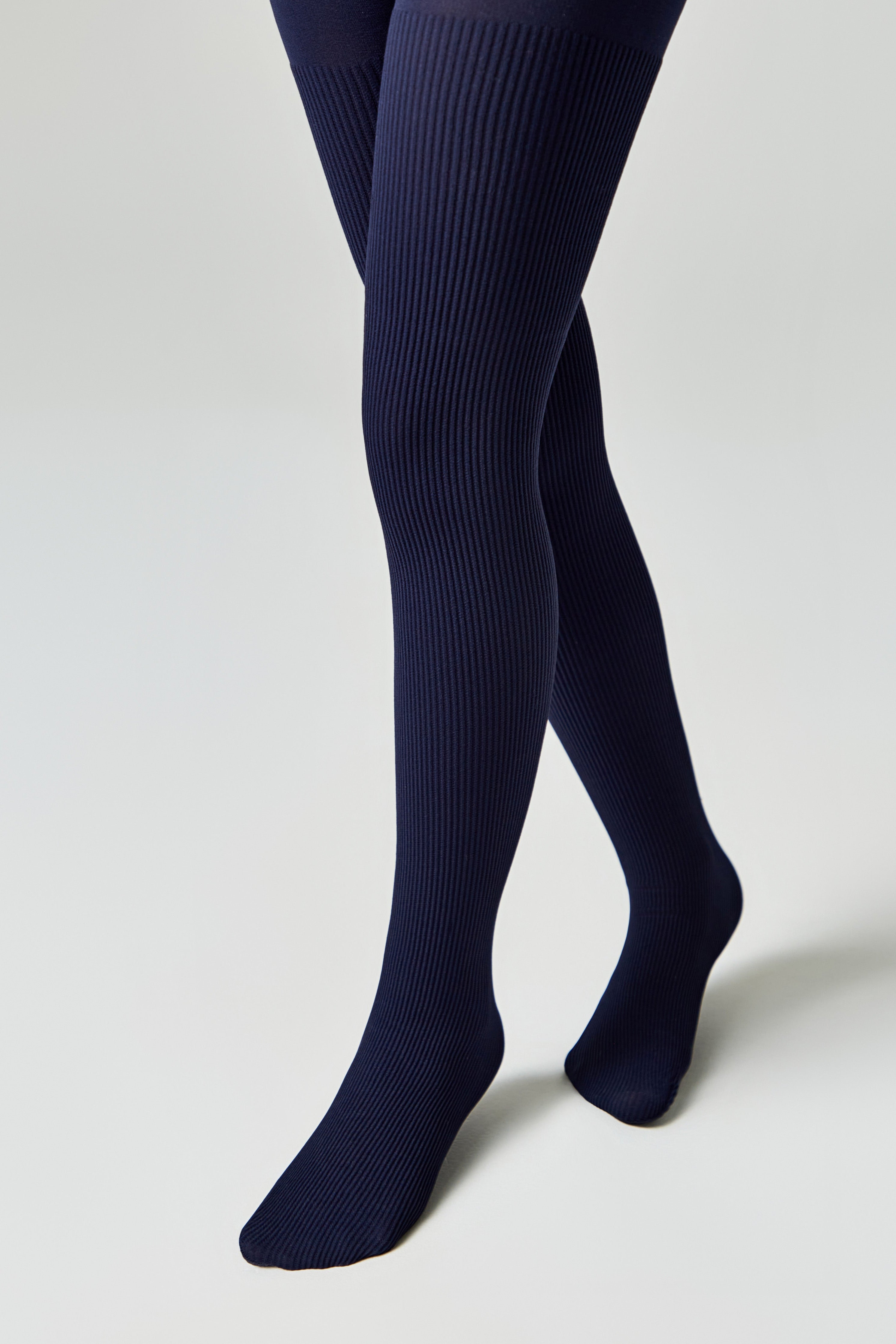 TheRanok.com Conte Tights for girls Judy 50 Den - Microfiber ribbing — side view
