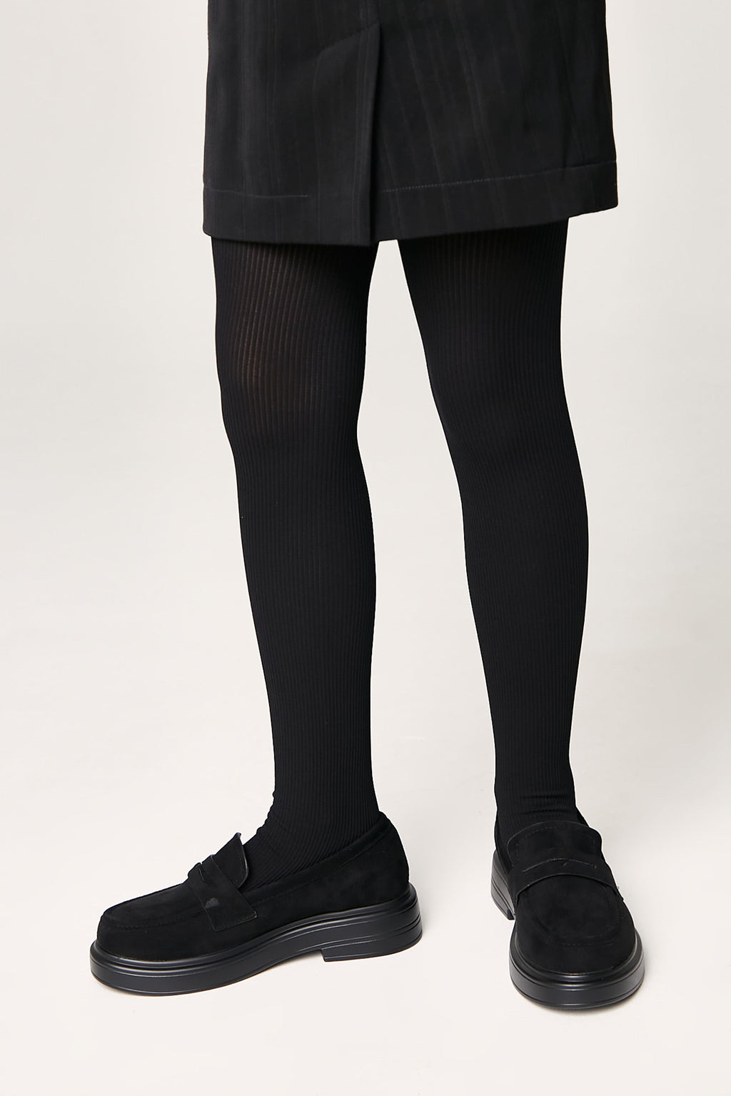 TheRanok.com Conte Tights for girls Judy 50 Den - Microfiber ribbing — comparison shot