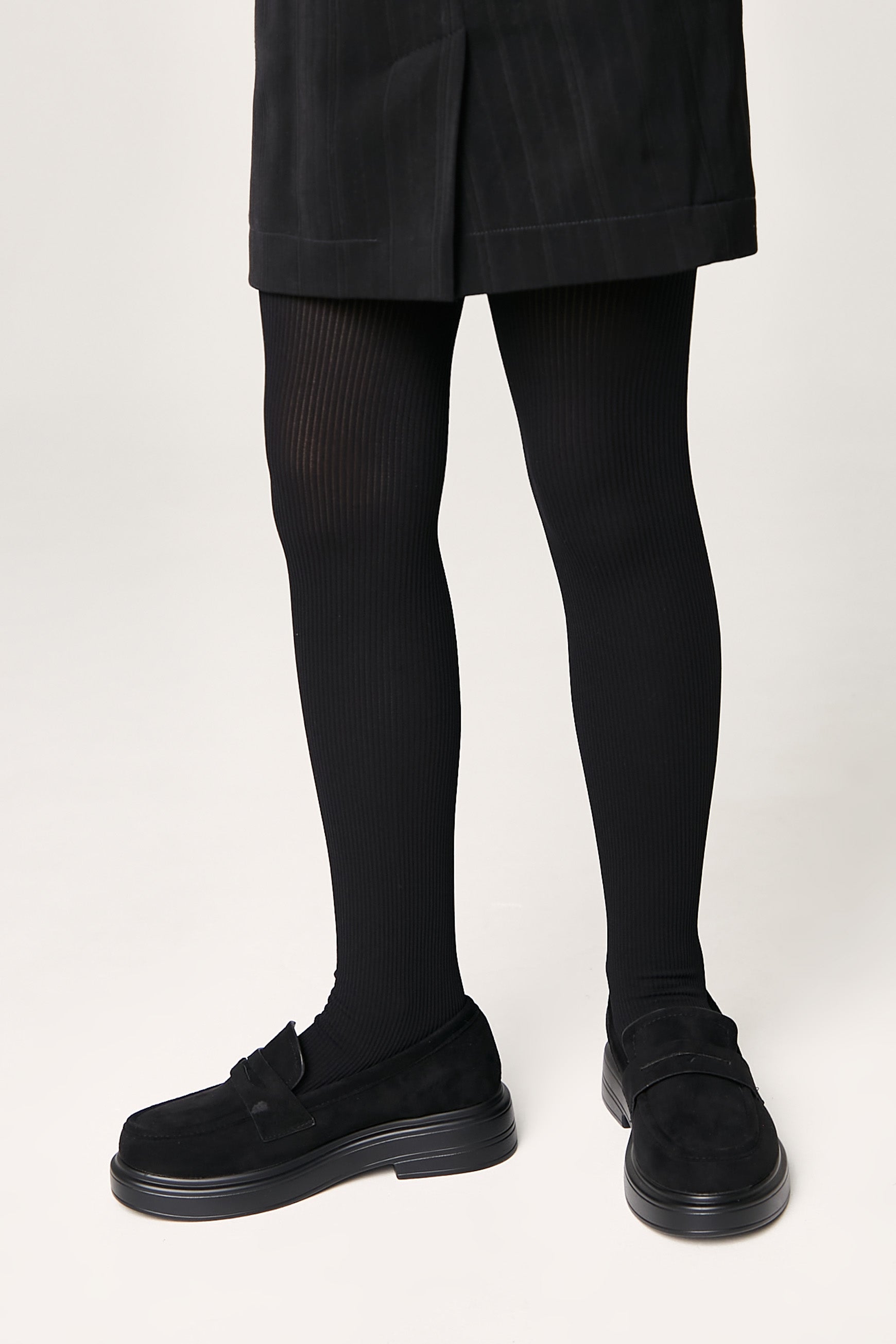 TheRanok.com Conte Tights for girls Judy 50 Den - Microfiber ribbing — comparison shot